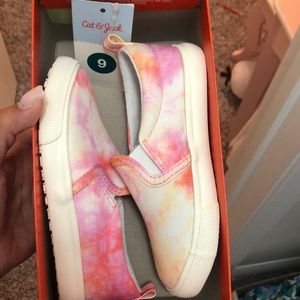 New toddler tie dye shoes